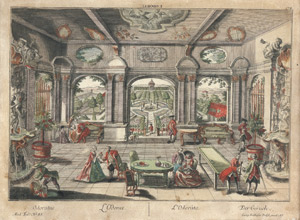 Lot 237, Auction  101, Guckkastenblätter, Die fünf Sinne