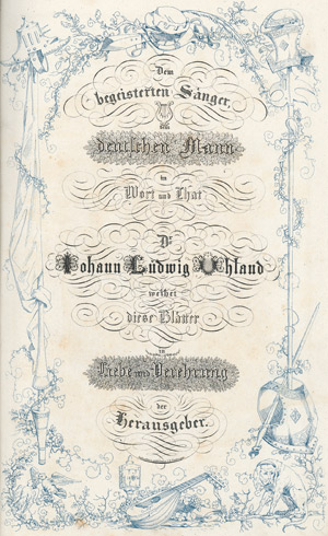 Lot 2237, Auction  101, Jarwart, Sixtus Heinrich, Umrisse zu Uhlands