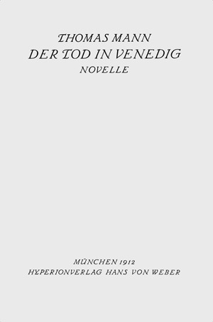 Lot 3494, Auction  101, Mann, Thomas, Tod in Venedig 1912