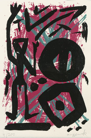 Lot 3567, Auction  101, Hauptstadt sein heißt Bauen, Festschrift (mit Graphik von A. R. Penck)