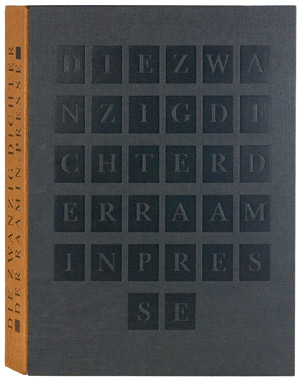Lot 3587, Auction  101, Quadflieg, Roswitha, Die zwanzig Dichter der Raamin Presse