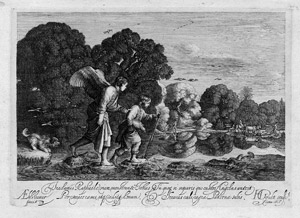 Lot 5131, Auction  101, Goudt, Hendrik, Tobias und der Engel