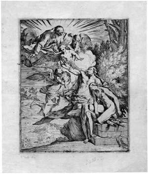 Lot 5291, Auction  101, Testa, Pietro, Abrahams Opfer