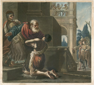 Lot 5354, Auction  101, Gautier D´Agoty, Louis-Charles, Die Heimkehr des verlorenen Sohnes