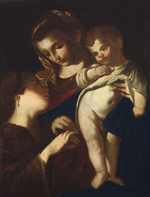Lot 6051, Auction  101, Guercino, Die mystische Hochzeit der hl. Katharina