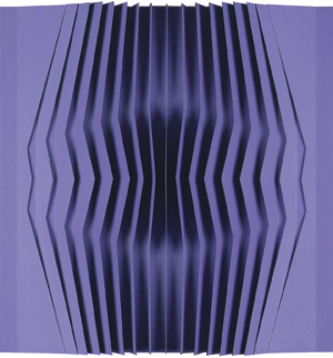 Lot 7262, Auction  101, Monogrammist BW (?), Lamellenrelief Blau