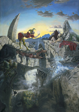 Lot 7264, Auction  101, Monogrammist TM, Spiel über dem Abgrund