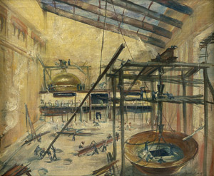 Lot 8215, Auction  101, Kohlhoff, Wilhelm, Brennerei im Baubeginn