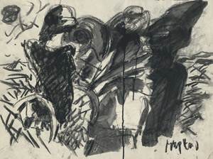 Lot 8232, Auction  101, Lüpertz, Markus, Lafette mit Stahlhelm