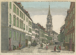 Lot 300, Auction  102, Rosenberg, Johann Georg, 3 kolorierte Berliner Guckkastenbilder. Augsburg, Riedel um