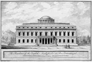 Lot 311, Auction  102, Balestra, Vincenzo, The Residence of the English Ambassador at Pera.