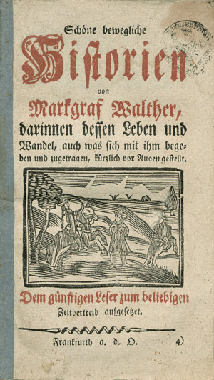 Lot 2006, Auction  102, Petrarca, Francesco, Schöne bewegliche Historien von Markgraf Walther
