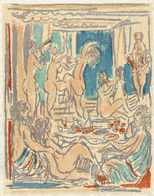 Lot 3370, Auction  102, Kazantzakis, Nikos, 48 Original-Farblithographien zu l'Odyssée