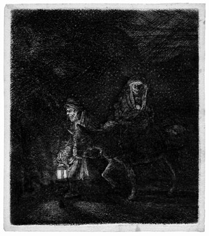 Lot 5237, Auction  102, Rembrandt Harmensz. van Rijn, Die Flucht nach Ägypten