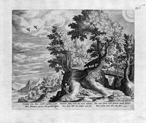 Lot 5280, Auction  102, Sadeler, Johannes I, Die Landschaft mit dem Tod und Amor