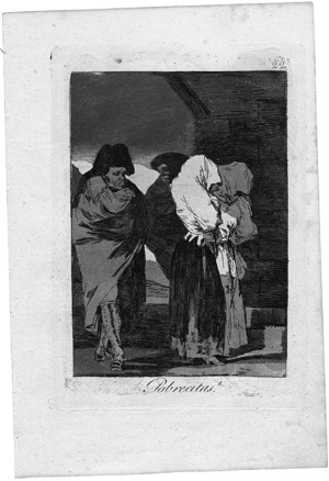Lot 5378, Auction  102, Goya, Francisco de, Pobrecitas!