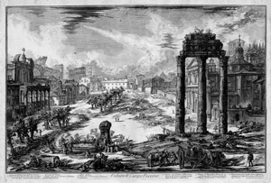 Lot 5435, Auction  102, Piranesi, Giovanni Battista, Veduta di Campo Vaccino
