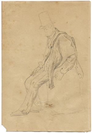 Lot 6450, Auction  102, Hansen, Constantin, Studie einer sitzenden männlichen Figur