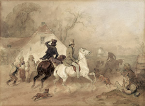 Lot 6453, Auction  102, Hosemann, Theodor, Die Sonntagsreiter