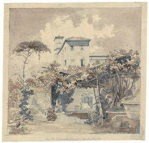 Lot 6487, Auction  102, Nebel, Hermann, Der kgl. preussische Gesandschaftsgarten auf dem Kapitol in Rom