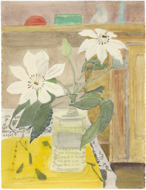 Lot 8231, Auction  102, Heckel, Erich, Weisse Waldrebe