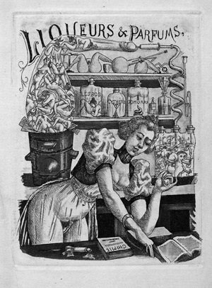 Lot 509, Auction  103, Vicomtesse de St. Luc, Paulette, Liqueurs et parfums des importantes fabriques de Lesbos