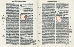 Lot 1021, Auction  103, Biblia latina, Venedig, Johann Herbort, 30. IV. 1484
