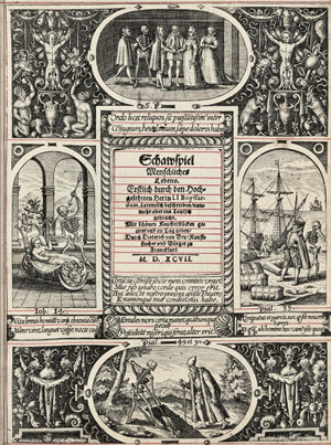 Lot 1042, Auction  103, Boissard, Jean Jacques, Schawspiel Menschliches Lebens. 