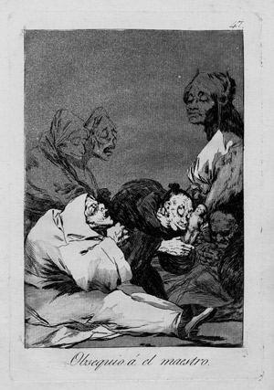 Lot 5318, Auction  103, Goya, Francisco de, Obsequio á el maetsro