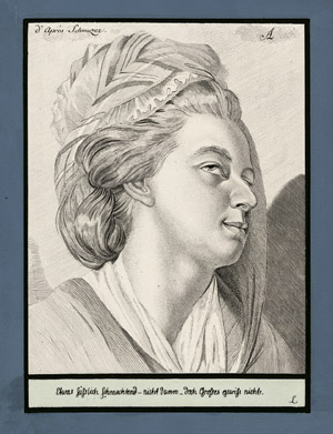 Lot 5392, Auction  103, Schmutzer, Jakob Matthias - nach, Schmachtende junge Frau