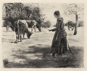Lot 8160, Auction  103, Liebermann, Max, Auf der Weide