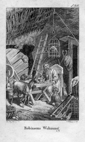 Lot 1640, Auction  104, Defoe, Daniel und Voltz, J. - Illustr., Robinson Crusoe's des Aeltern wunderbare Schicksale 