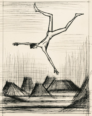 Lot 3076, Auction  104, Cyrano de Bergerac, Savinien und Buffet, Bernard - Illustr., Voyages fantastiques aux états 