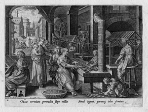 Lot 5266, Auction  104, Stradanus, Johannes, Vermis Sericus