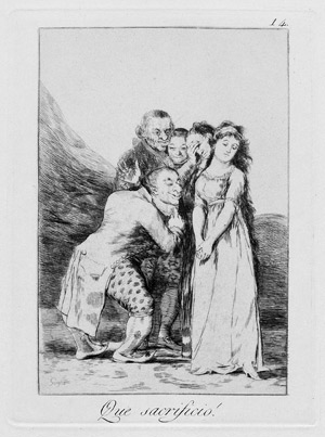 Lot 5336, Auction  104, Goya, Francisco de, Que sacrificio