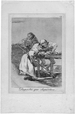 Lot 5338, Auction  104, Goya, Francisco de, Despacha que dispiertan