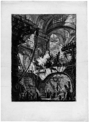 Lot 5366, Auction  104, Piranesi, Giovanni Battista, Das rauchend Feuer