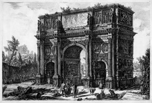 Lot 5384, Auction  104, Piranesi, Giovanni Battista, Veduta dell' Arco di Costantino