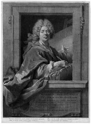 Lot 5612, Auction  104, Chereau, Francois d. Ä., Selbstbildnis des Nicolas de Largillière