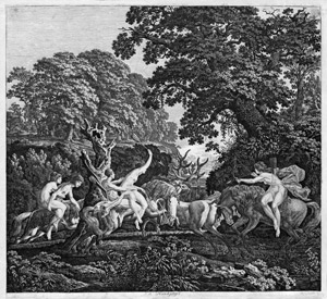 Lot 5702, Auction  104, Kolbe, Carl Wilhelm, Die Hirschjagd