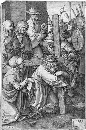 Lot 5716, Auction  104, Leyden, Lucas van, Die Kreuztragung