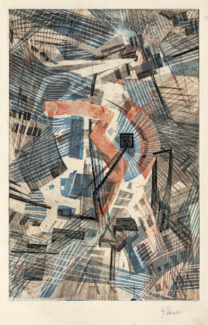 Lot 7443, Auction  104, Thieler, Fred, Geometrische Konstruktion