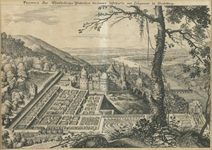 Lot 263, Auction  105, Merian, Matthäus, Prospect des Churfürstlichen Pfältzischen Resident Schlosses 