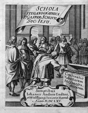 Lot 824, Auction  105, Schott, Kaspar, Schola Steganographica