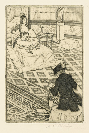 Lot 3460, Auction  105, Schlegel, Friedrich und Philipp, M. E. - Illustr., Lucinde (8 Orig.-Radierungen von M. E. Philipp)