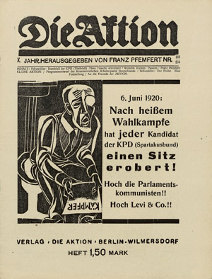 Lot 3645, Auction  105, Aktion, Die, VII. Jahr und 23 Einzelhefte der Jgge. IV-X