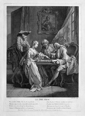 Lot 5337, Auction  105, Le Bas, Jacques-Philippe, Le Tric-Trac; Le Cométe