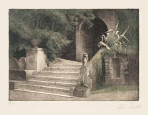 Lot 5455, Auction  105, Ilsted, Peter, Aus dem Garten der Villa d'Este