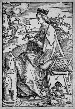 Lot 5542, Auction  105, Baldung, Hans, Die hl. Barbara