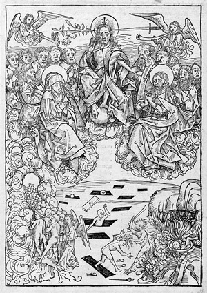 Lot 5827, Auction  105, Wohlgemuth, Michael, Das jüngste Gericht